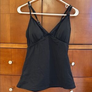 Garnet Hikl Black Strappy swim Top